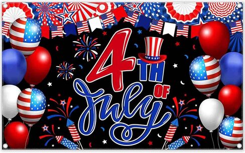 72x43inch Independence Day Photography Backdrop 4th of July American Stars Stripes Background Veterans Patriotic Memorial Day Party Decor Photo Banner in Saudi Arabia