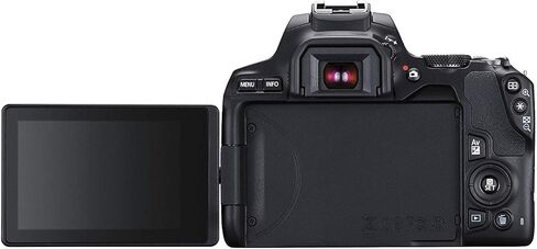 كاميرا Canon EOS 250D (Rebel SL3) DSLR مع عدسات Canon مقاس 18-55 مم و75-300 مم وحزمة الملحقات الأساسية - تتضمن: بطاقة ذاكرة SanDisk Ultra SDXC سعة 64 جيجابايت وبطارية احتياطية والمزيد (متجددة) in Saudi Arabia