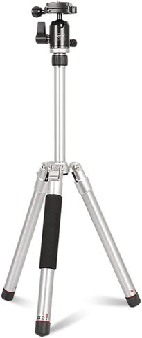 حامل ثلاثي محمول صغير الحجم OBO N2+B200 مع رأس دوار 360 درجة للكاميرا الرقمية (فضي) in Kuwait