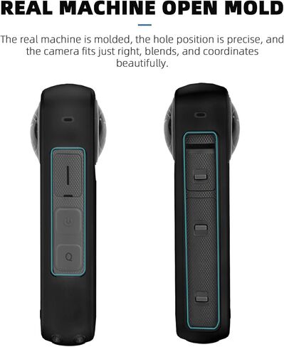 حافظة لملحقات Insta360 X3، غطاء حماية من السيليكون وواقي عدسة يحمل حقيبة محمولة مع حزام معصم لملحقات كاميرا Insta 360 One X3 in Saudi Arabia