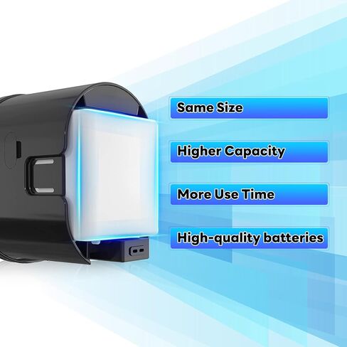 عبوتان من بطارية بديلة بقدرة 5000 مللي أمبير في الساعة لـ Arlo pro 4، إصدار جديد 2024 من بطارية ليثيوم عالية السعة، متوافقة مع كاميرا Arlo Pro 5/5S 2K/Arlo Pro 3/Pro 4/Ultra/Ultra 2 in Kuwait