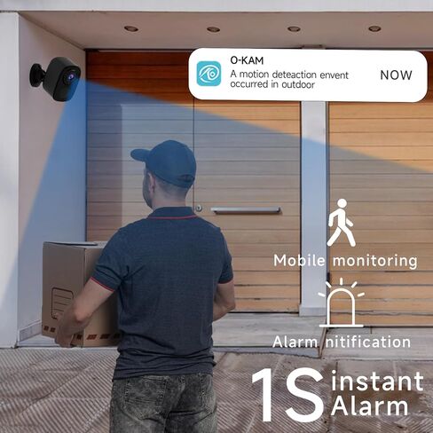 Rraycom 3Pack كاميرات أمنية خارجية لاسلكية، كاميرات أمان WiFi تعمل بالبطارية 5 ميجابكسل مع أضواء كاشفة، رؤية ليلية ملونة، كشف حركة AI، صفارة إنذار، محادثة ثنائية الاتجاه، تخزين SD/سحابي (حتى 256 جيجابايت) in Kuwait