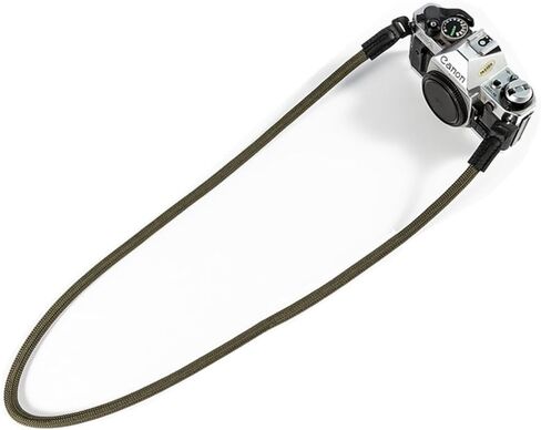 حزام الكتف والرقبة للكاميرا، حزام تسلق بحبل دائري لكاميرات Canon Nikon Sony Fujifilm Olympus Panasonic Pentax Samsung بدون مرآة وكاميرات DSLR - أخضر in Saudi Arabia