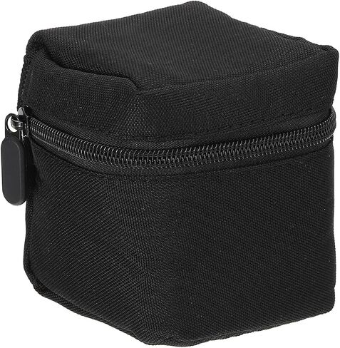 PATIKIL 80mm Camera Lens Case, DSLR Camera Lens Bag Water Resistant Protective Lens Pouch Holder Storage Container, Black in Saudi Arabia