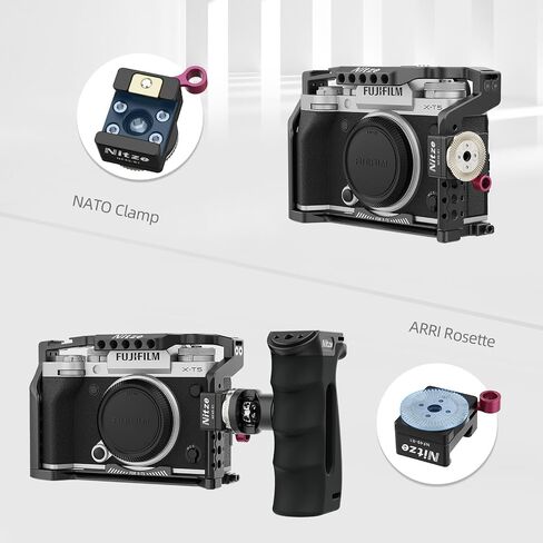 Nitze مشبك الناتو سريع التحرير مع ARRI Rosette، ذكر/أنثى ARRI Rosette قابل للتبديل - NF49-R1 in Saudi Arabia