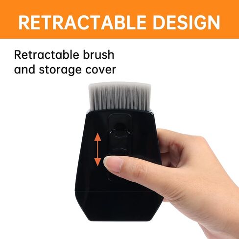 Keyboard Cleaner Laptop Cleaning Kit, 5 in 1 Computer Screen Cleaning Brush Tool, Electronics Cleaner with Multi-Function Cleaning Cloth Spray for MacBook iPhone ipad Tablet PC Monitor Camera Lens in Saudi Arabia