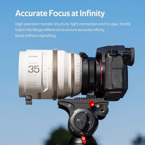 VILTROX PL-E محول عدسة محول العدسة الدائري مع قفل دوار متوافق مع عدسة تركيب PL لكاميرات Sony E/NEX Mount Cameras A7S3/FS7/5/FX9/A7R4/R3/a Series/Nex Series in Saudi Arabia