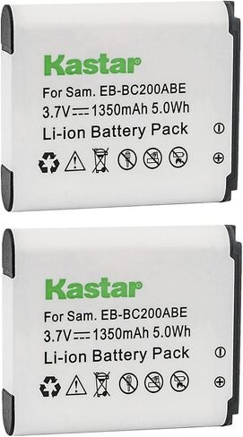 Kastar Battery 1-Pack Replacement for Samsung EB-BC200, EB-BC200ABE, EB-BC200ABK, EB-BC200ABUGUS, GH43-04604A, Samsung Gear 360, SM-C200, SM-C200NZWAXAC, SM-C200NZWAXAR (US Model), MSIP-CMM-SEC-SMC200 in Saudi Arabia