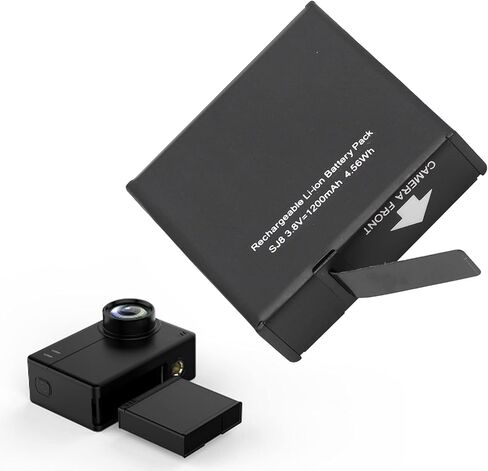 بطاريات وشواحن الكاميرا الرياضية Tbest، بطارية LiPolymer Lipo من سلسلة SJCAM SJ8 بقدرة 1200 مللي أمبير في الساعة لملحقات كاميرا SJCAM SJ8 Pro SJ8 Plus SJ8 Air Action in Kuwait