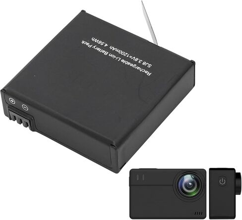 بطاريات وشواحن الكاميرا الرياضية Tbest، بطارية LiPolymer Lipo من سلسلة SJCAM SJ8 بقدرة 1200 مللي أمبير في الساعة لملحقات كاميرا SJCAM SJ8 Pro SJ8 Plus SJ8 Air Action in Kuwait