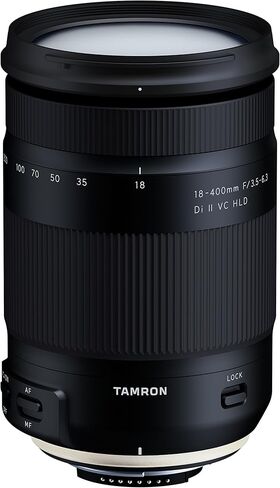 TAMRON high magnification zoom lens 18-400mm F3.5-6.3 DiII VC HLD for Canon APS-C only B028E(International Version - No Warranty) in Saudi Arabia