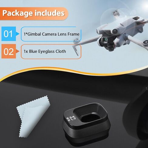 ل DJI Mini 4 Pro Gimbal إطار الكاميرا استبدال Mini 4 Pro كاميرا ذات محورين عدسة غطاء إطاري غطاء ملحقات طائرة بدون طيار أجزاء in Kuwait