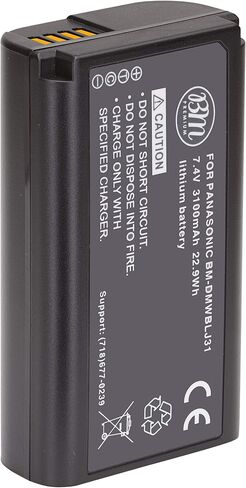 BM Premium DMW-BLJ31 Battery for Panasonic Lumix DC-S1, DC-S1H, DMW-BGS1R Digital cameras in Saudi Arabia