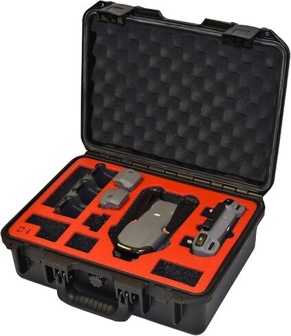 Pelican Case - Compatible with DJI AIR 3 Drone with Fly More Kit Accessories. Also fits any one of these compatible Controllers: RC-N1, RC, RC2, RC Pro or Smart Controller. in Saudi Arabia