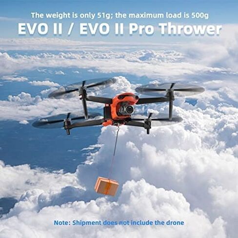 تسليم الحمولة الصافية بدون طيار من O'woda لـ Autel EVO II - مشبك Airdrop لصيد الأسماك وحفلات الزفاف والبحث والإنقاذ - متوافق مع ملحقات Autel EVO II/EVO II Pro in Kuwait