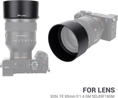 غطاء عدسة لعدسة Sony FE مقاس 85 مم f/1.4 GM، واقي ظل العدسة ذو الوجهين يحل محل غطاء Sony ALC-SH142، متوافق مع فلتر 77 مم أو غطاء العدسة in Kuwait