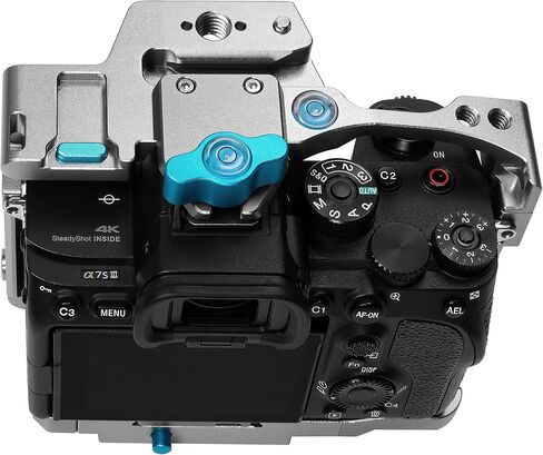 KONDOR BLUE Compatible with Sony A7SIII, Cage for A7 Series Cameras without Top Handle in Saudi Arabia