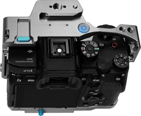 KONDOR BLUE Compatible with Sony A7SIII, Cage for A7 Series Cameras without Top Handle in Saudi Arabia