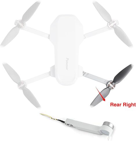 قطع غيار ذراع أصلية قوية لطائرة Atom 3-Axis 4K Drone (الذراع الأيمن الخلفي) in Kuwait