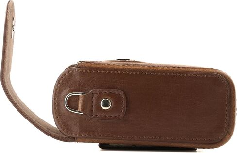MegaGear MG1496 Sony Cyber-Shot Dsc-Rx100 Vı, Dsc-Rx100 V, Dsc-Rx100 Iv, Dsc-Rx100 Iıı Leather Camera Case With Strap - Black in Saudi Arabia