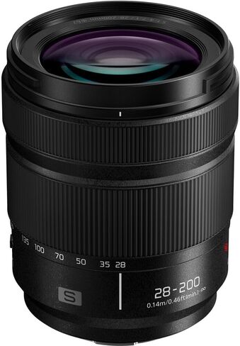 Panasonic LUMIX S5II Mirrorless Camera with LUMIX-S Series 28-200mm F4-7.1 Macro O.I.S. Lens Bundle with 64Gb Memory Card + Camara Bag + Vlogging Tripod + Cleaning Kit + More Accessories in Saudi Arabia