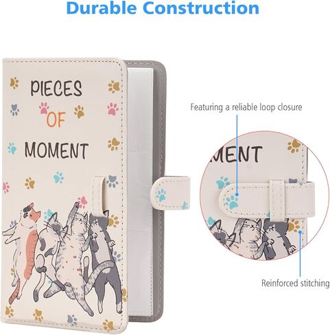 96 Pockets Photo Album for Fujifilm Instax Mini 11 90 70 9 8+ 8 LiPlay Instant Camera, Polaroid Snap SnapTouch PIC-300 Z2300 Instant Camera & Zip Instant Printer (kitten D) in Saudi Arabia