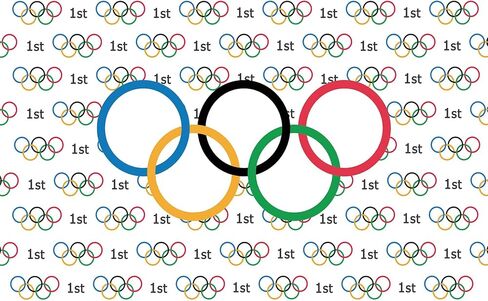 5.9x3.6ft Olympic Backdrop for Photography Olympic Sport Decoration Banner Olympic Rings Go for The Gold International Sports Photography Backdrop Olympic Party Supplies in Saudi Arabia