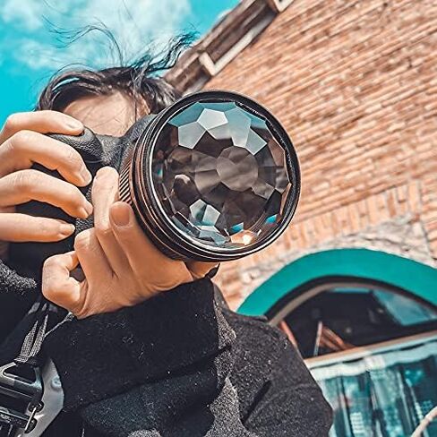 ZZQ&CCF 58mm Kaleidoscope Filter Effects Filter Prism Crystal Glass SLR filter with Multi Refraction and Variable Number of Photographic Subjects in Saudi Arabia