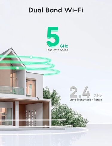 winees 5MP Outdoor Security Camera Wireless with Solar Panel, 2.4/5GHz Wi-Fi Camera Compatible with Alexa, 800lm Spotlight, Montion Detection, Siren, SD Card/Cloud Storage, 2-Way Talk, IP66 in Kuwait