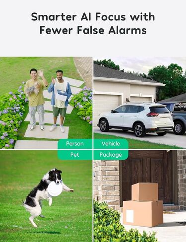 winees 5MP Outdoor Security Camera Wireless with Solar Panel, 2.4/5GHz Wi-Fi Camera Compatible with Alexa, 800lm Spotlight, Montion Detection, Siren, SD Card/Cloud Storage, 2-Way Talk, IP66 in Kuwait