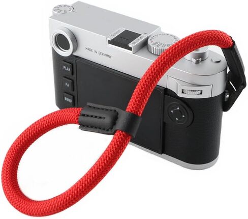 Camera Wrist Hand Strap Nylon Lanyard String Climbing Rope compatible for Fujifilm X-T5 X-T30 X-T20 X-T4 X-T3 Sony A6700 A6600 A6500 A6400 A6300 A6100 A6000 & More Mirrorless DSLR Cameras - Red in Saudi Arabia