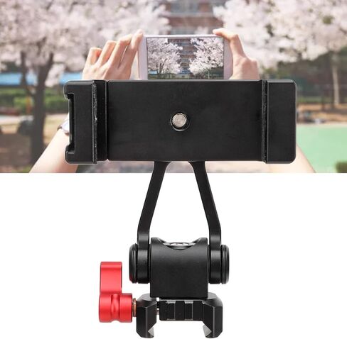Phone Holder Cell Phone Clamp Holder Cold Shoe Mount NATO Rail Bracket for Photo Devices in Saudi Arabia