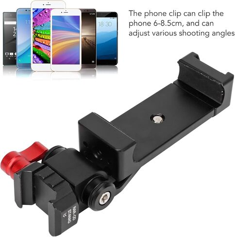 Phone Holder Cell Phone Clamp Holder Cold Shoe Mount NATO Rail Bracket for Photo Devices in Saudi Arabia