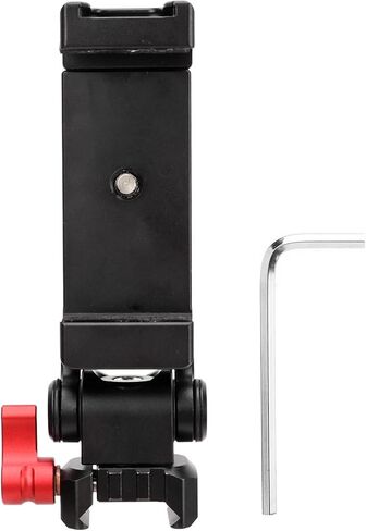 Phone Holder Cell Phone Clamp Holder Cold Shoe Mount NATO Rail Bracket for Photo Devices in Saudi Arabia