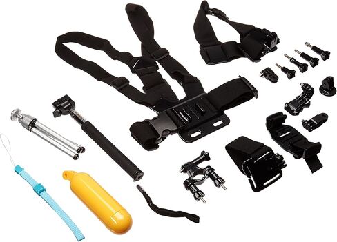 مجموعة ملحقات كاوبوي ستوديو GOPRO-KIT4 Pro 14 في 1 حقيبة مونوبود بشريط للرأس (أسود) in Kuwait