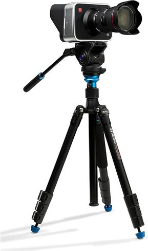 مجموعة حامل فيديو ترافيل اينجل ايرو 4 من بينرو (A2883FS4)، أسود in Kuwait