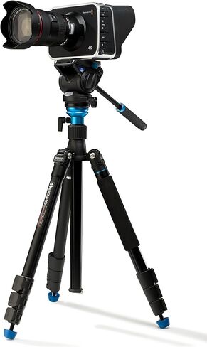 مجموعة حامل فيديو ترافيل اينجل ايرو 4 من بينرو (A2883FS4)، أسود in Kuwait