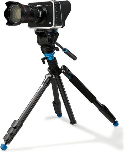 مجموعة حامل فيديو ترافيل اينجل ايرو 4 من بينرو (A2883FS4)، أسود in Kuwait