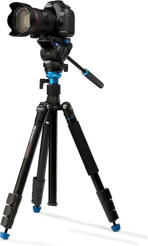 مجموعة حامل فيديو ترافيل اينجل ايرو 4 من بينرو (A2883FS4)، أسود in Kuwait