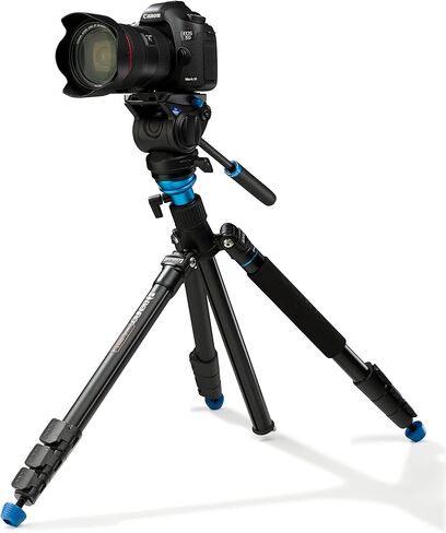 مجموعة حامل فيديو ترافيل اينجل ايرو 4 من بينرو (A2883FS4)، أسود in Kuwait