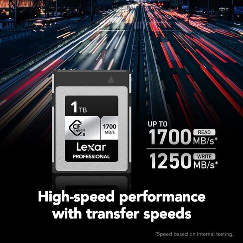Lexar 80GB Professional CFexpress Type A Gold Series Memory Card, Up to 900MB/s Read, Cinema-Quality 8K Video, Rated VPG 400 (LCAGOLD080G-RNENG) in Saudi Arabia
