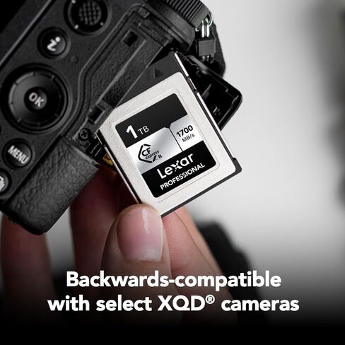 Lexar 80GB Professional CFexpress Type A Gold Series Memory Card, Up to 900MB/s Read, Cinema-Quality 8K Video, Rated VPG 400 (LCAGOLD080G-RNENG) in Saudi Arabia