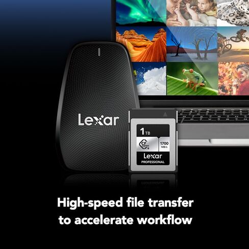 Lexar 80GB Professional CFexpress Type A Gold Series Memory Card, Up to 900MB/s Read, Cinema-Quality 8K Video, Rated VPG 400 (LCAGOLD080G-RNENG) in Saudi Arabia
