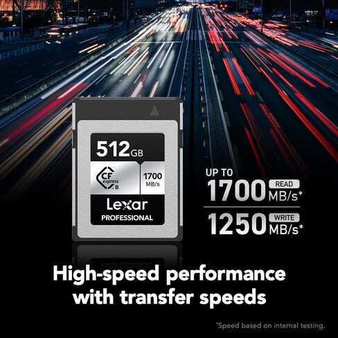 Lexar 80GB Professional CFexpress Type A Gold Series Memory Card, Up to 900MB/s Read, Cinema-Quality 8K Video, Rated VPG 400 (LCAGOLD080G-RNENG) in Saudi Arabia