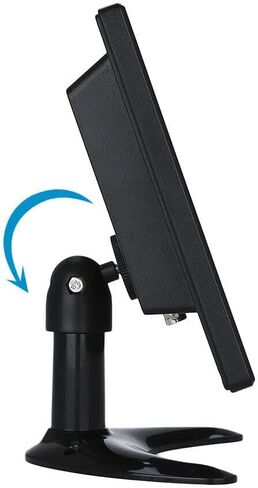 شاشة أمان محمولة 10.1 بوصة 1024 × 600 HDMI شاشة تلفزيون صغيرة مع مكبرات صوت مزدوجة مدمجة HDMI VGA BNC مدخل USB لأجهزة الكمبيوتر الشخصية ومراقبة الدوائر التلفزيونية المغلقة in Saudi Arabia
