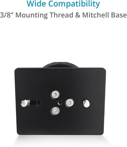 PROAIM Camera Support Leveling Base. Comes with Mitchell & 3/8" Base Mount. Payload up to 30kg/66lb. Swivel 360° with Inclination of up to 27°. (P-LB1-01) in Saudi Arabia