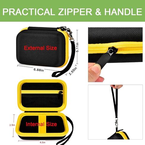 حقيبة حمل صلبة من ALKOO متوافقة مع كاميرا KODAK PIXPRO WPZ2 القوية المقاومة للماء والصدمات والغبار وكاميرا واي فاي الرقمية وملحقاتها، حامل تخزين لبطاقة ذاكرة SD/بطارية بديلة - صندوق فقط in Kuwait