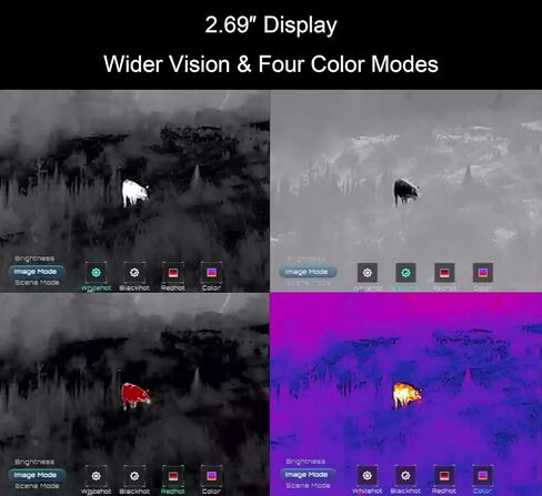 RIX Aurora A3 384 Thermal Imaging Binoculars Handheld OLED Large-Screen Imager in Kuwait