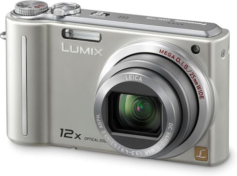 Panasonic Lumix DMC-ZS1 10MP Digital Camera with 12x Wide Angle MEGA Optical Image Stabilized Zoom and 2.7 inch LCD (Silver) (Renewed) in Saudi Arabia