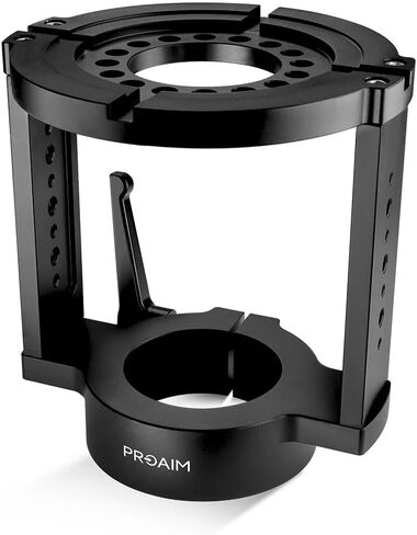 PROAIM Mitchell Riser Adapter Euro/Elemac Base Mount for Cinema Dolly, Bazooka & More. Heavy-Duty Height Riser with Accessory Mounting Options. Stable Camera Base, Payload 200kg/440lb (MA-293-00) in Saudi Arabia